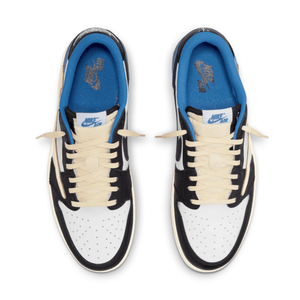 Get the Travis Scott x Fragment Design x Air Jordan 1 in Nepal. Featuring premium leather, and Fragment's lightning bolt logo perfect for sneaker collectors!