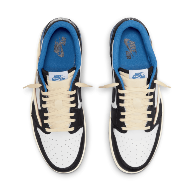 Get the Travis Scott x Fragment Design x Air Jordan 1 in Nepal. Featuring premium leather, and Fragment's lightning bolt logo perfect for sneaker collectors!